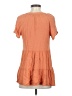 Versona 100% Rayon Orange Short Sleeve Blouse Size XS - photo 2