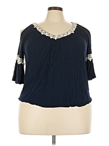 G Collection Short Sleeve Blouse (view 1)