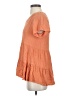 Versona 100% Rayon Orange Short Sleeve Blouse Size XS - photo 5