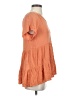 Versona 100% Rayon Orange Short Sleeve Blouse Size XS - photo 4