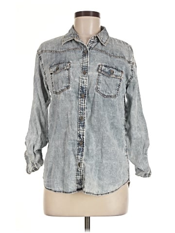 Life in Progress Long Sleeve Button-Down Shirt (view 1)