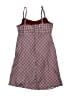Rare Editions 100% Polyester Plaid Burgundy Dress Size 14 - photo 2