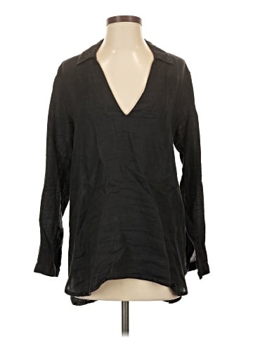 James Perse Long Sleeve Blouse (view 1)