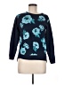 Hanes Floral Blue Pullover Sweater Size XL - photo 1