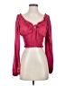 Altar'd State 100% Polyester Pink Long Sleeve Blouse Size S - photo 1