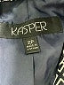 Kasper 100% Polyester Print Gray Blazer Size 2 - photo 6