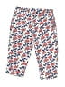 Carter's 100% Cotton Floral White Casual Pants 0-3 MO / 3 MO - photo 1