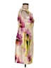 Robbie Bee 100% Polyester Floral Yellow Cocktail Dress Size 6 - photo 4