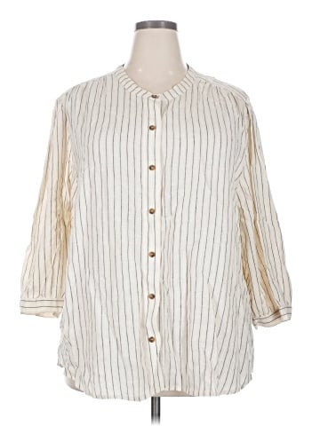 Sanctuary 3/4 Sleeve Button-Down Shirt (view 1)