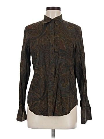 Lauren by Ralph Lauren Long Sleeve Button-Down Shirt (view 1)