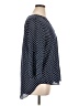 Chaus 100% Polyester Polka Dots Blue 3/4 Sleeve Blouse Size XL - photo 4