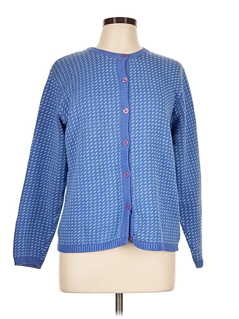 Pre-owned L.l.bean Cardigan Sweater In Blue