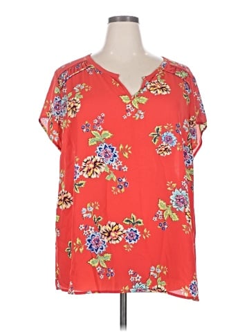Pleione Short Sleeve Blouse (view 1)