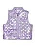 Shein 100% Polyester Metallic Purple Vest Size 8 - photo 1