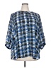 Not Your Daughter's Jeans Blue 3/4 Sleeve Blouse Size 2X - photo 1