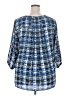 Not Your Daughter's Jeans Blue 3/4 Sleeve Blouse Size 2X - photo 2