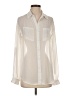 Decree 100% Polyester Ivory Long Sleeve Blouse Size S - photo 1