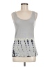 XCVI 100% Rayon Silver Tank Top Size M - photo 1