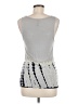 XCVI 100% Rayon Silver Tank Top Size M - photo 2