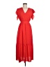 Angashion 100% Polyester Red Casual Dress Size M - photo 1