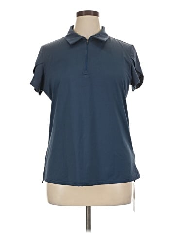 Jaclyn Smith Short Sleeve Polo (view 1)