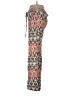 SW3 Bespoke 100% Silk Print Red Silk Pants Size S - photo 5
