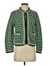 Maje Houndstooth Green Cardigan Size Sm (1) - photo 1