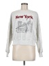Abercrombie & Fitch Graphic Silver Pullover Sweater Size M - photo 1