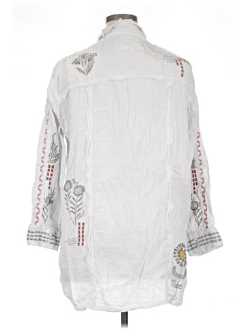 Johnny Was 3/4 Sleeve Button-Down Shirt (view 2)