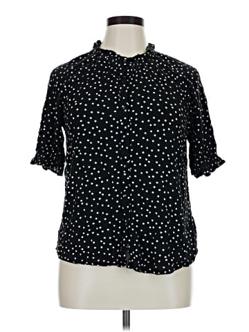 Bobeau Short Sleeve Blouse (view 1)