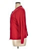 L.L.Bean 100% Supima Cotton Red Long Sleeve Blouse Size XL - photo 5