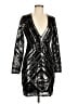 Express 100% Polyester Silver Cocktail Dress Size M - photo 1