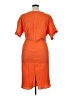 Shein 100% Polyester Orange Cocktail Dress Size 14 - photo 2