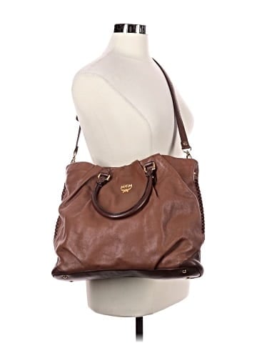 MCM Leather Satchel (view 2)