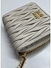 Miu Miu Ivory Leather Matelassé Wallet One size - photo 6