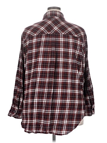 Lane Bryant Long Sleeve Button-Down Shirt (view 2)