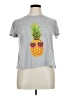 Bongo 100% Polyester Gray Short Sleeve Top Size XL - photo 1