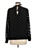 UNTUCKit 100% Polyester Black Long Sleeve Blouse Size M - photo 2