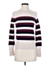 Equipment Stripes Burgundy Turtleneck Sweater Size S - photo 1