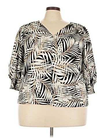 Maison Jules 3/4 Sleeve Blouse (view 1)