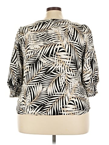 Maison Jules 3/4 Sleeve Blouse (view 2)
