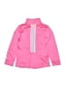Adidas 100% Polyester Pink Track Jacket Size 6 - photo 2