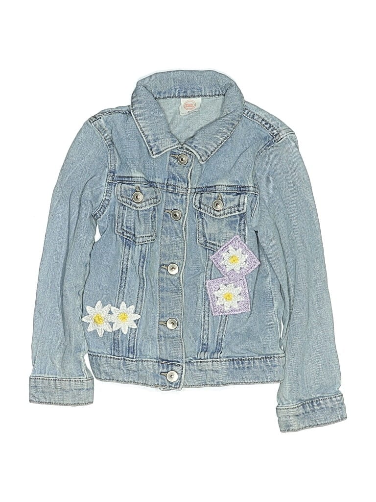 Pre-owned Wonder Nation Kids' Denim Jacket In Blue