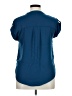 Sweet Wanderer 100% Polyester Blue Short Sleeve Blouse Size XL - photo 2