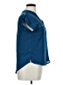 Sweet Wanderer 100% Polyester Blue Short Sleeve Blouse Size XL - photo 4