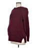 Old Navy - Maternity Burgundy Pullover Sweater Size Med Maternity - photo 1