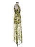 VERTIGO 100% Polyester Print Yellow Cocktail Dress Size S - photo 4