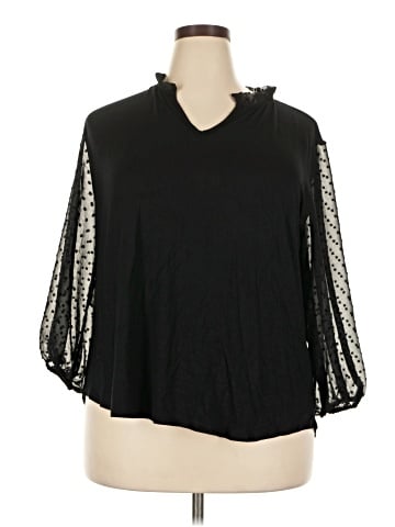 Kim & Cami 3/4 Sleeve Blouse (view 1)