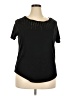 Westport 100% Cotton Black Short Sleeve Top Size 2X - photo 1
