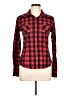 Yanuk Plaid Red Long Sleeve Button-Down Shirt Size L - photo 1